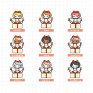 Exchange Gift | PaperDollzCo | Activity Stickers | f167
