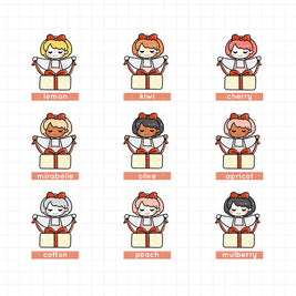 Exchange Gift | PaperDollzCo | Activity Stickers | f167