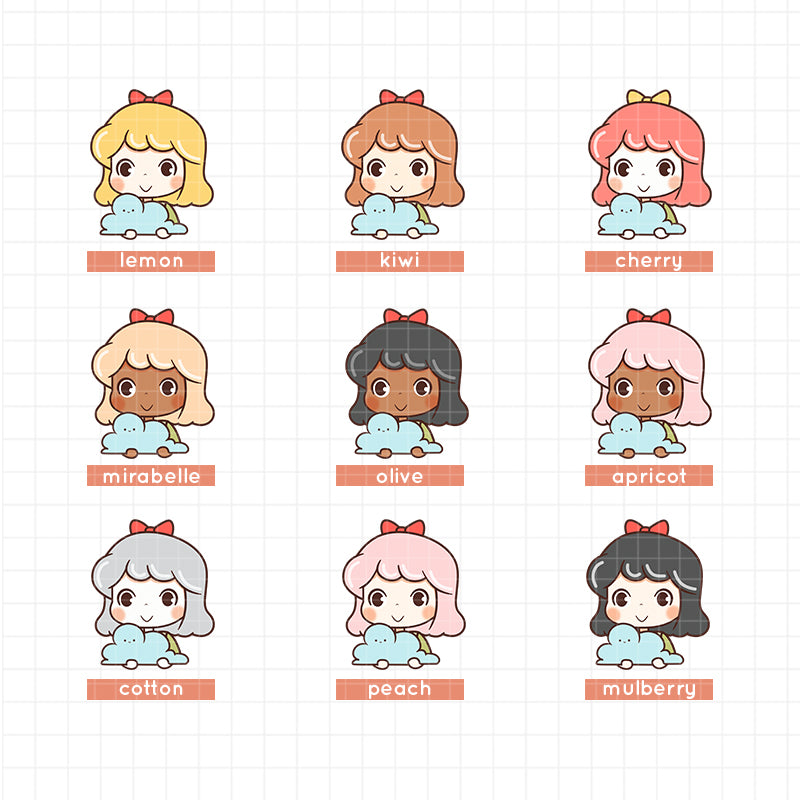 Cloudy | PaperDollzCo | Activity Stickers | f131