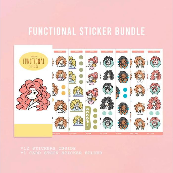 Functional | PaperDollzCo | Activity Sticker Book | FB003