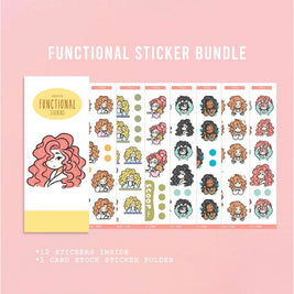 Functional | PaperDollzCo | Activity Sticker Book | FB003