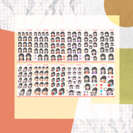 Hot Heads | PaperDollzCo | Activity Sticker Book | FB008