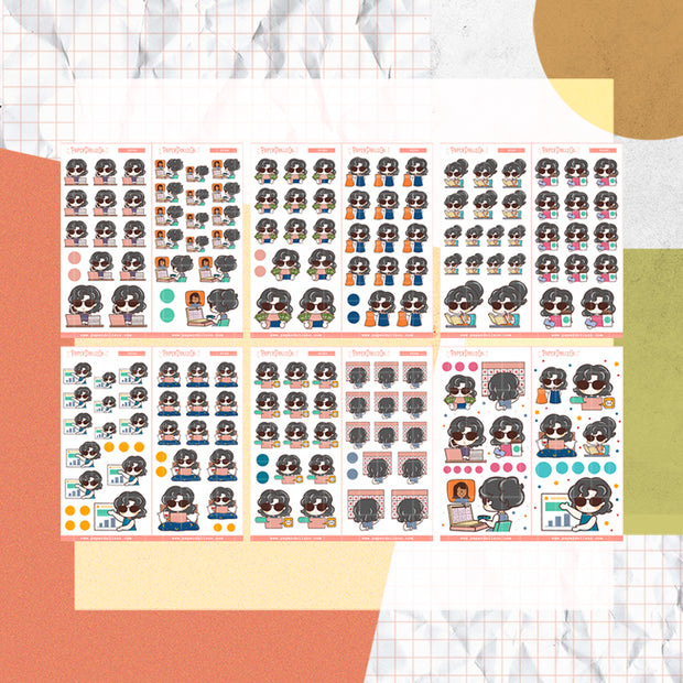 Lady Boss | Activity Sticker book | FB009