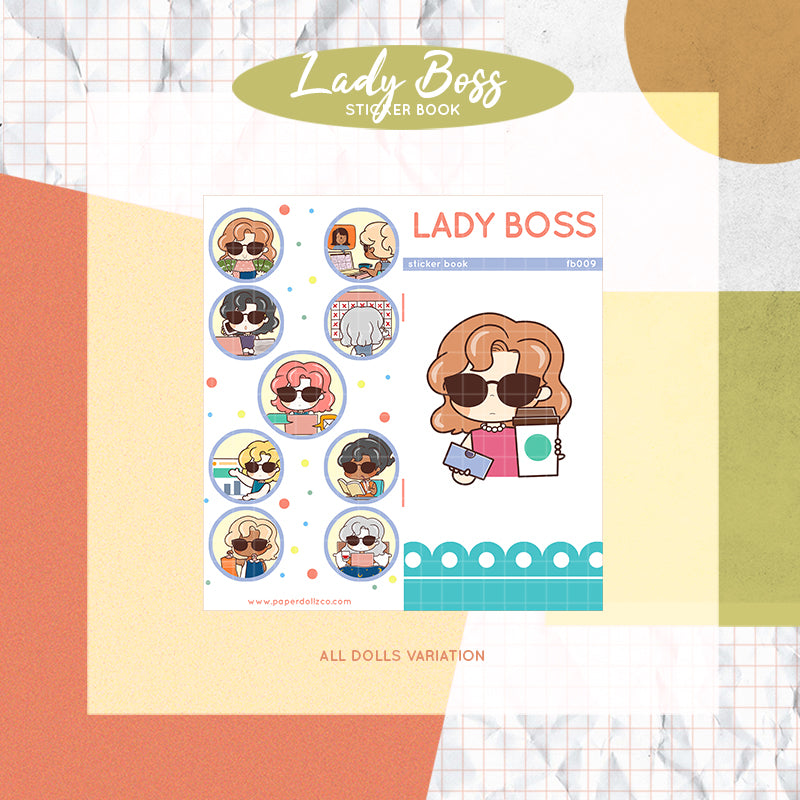 Lady Boss | Activity Sticker book | FB009