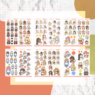 Health and Wellness | PaperDollzCo | Activity Sticker Book | FB012