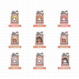 Thunderstorm | PaperDollzCo | Activity Stickers | f133