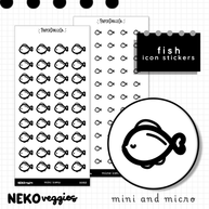 Fish | PaperDollzCo | Icon Sticker | i052