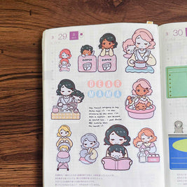 Give the Baby a Bath | Dear Mama | PaperdollzCo | dm005b | dm005g