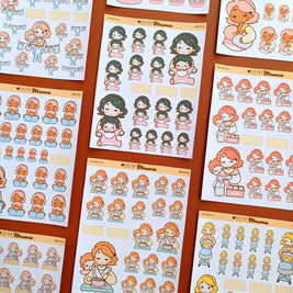 Give the Baby a Bath | Dear Mama | PaperdollzCo | dm005b | dm005g