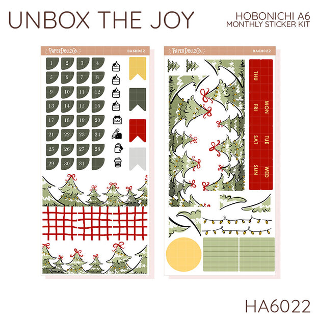 Unbox the Joy | Like a Storybook | Holiday Stickers - ha6m022