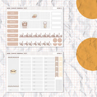 Minimalist | Hobonichi Cousin Monthly Stickers ( set of 2 ) | Hcm011
