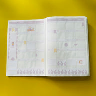 Minimalist | Hobonichi Cousin Monthly Stickers ( set of 2 ) | Hcm018