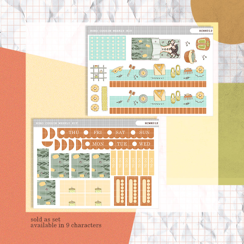 Massage | Love Yourself | Hobonichi Cousin Weekly Kit | hcwk012