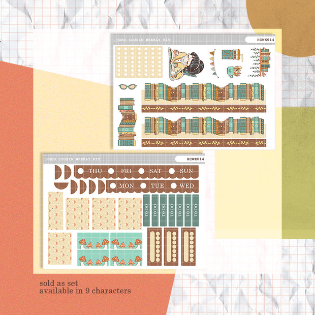 Biblio | Love Yourself  | Hobonichi Cousin Weekly Kit | hcwk014