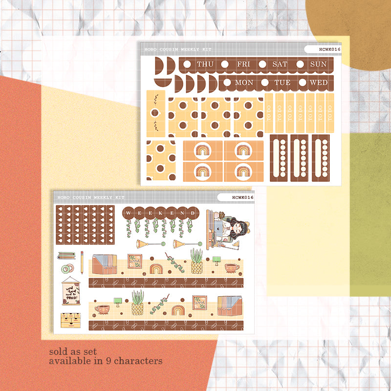 Diligent | Working Women | Hobonichi Cousin Weekly Kit - hcwk016