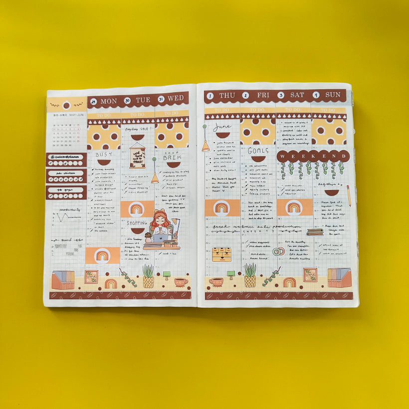 Diligent | Working Women | Hobonichi Cousin Weekly Kit - hcwk016
