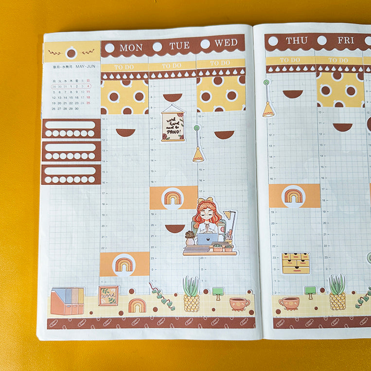 Diligent | Working Women | Hobonichi Cousin Weekly Kit - hcwk016