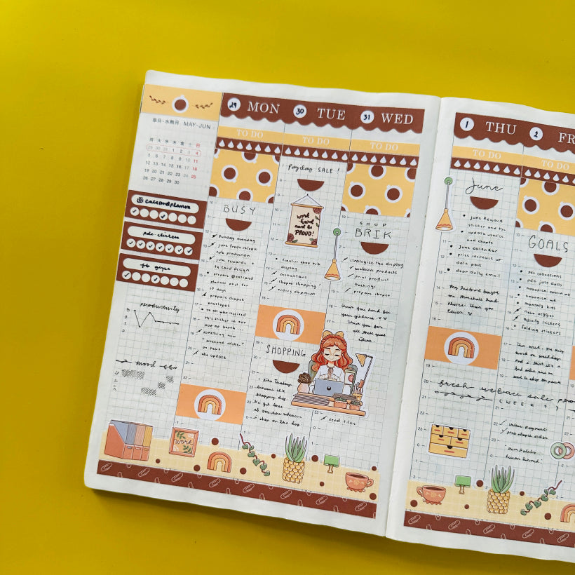 Diligent | Working Women | Hobonichi Cousin Weekly Kit - hcwk016