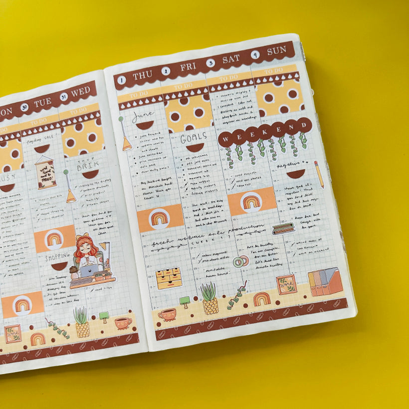 Diligent | Working Women | Hobonichi Cousin Weekly Kit - hcwk016