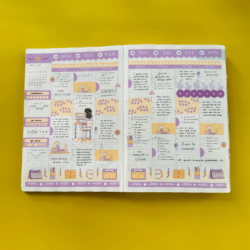 Committed | Working Women | Hobonichi Cousin Weekly Kit - hcwk017