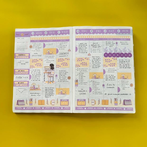 Committed | Working Women | Hobonichi Cousin Weekly Kit - hcwk017