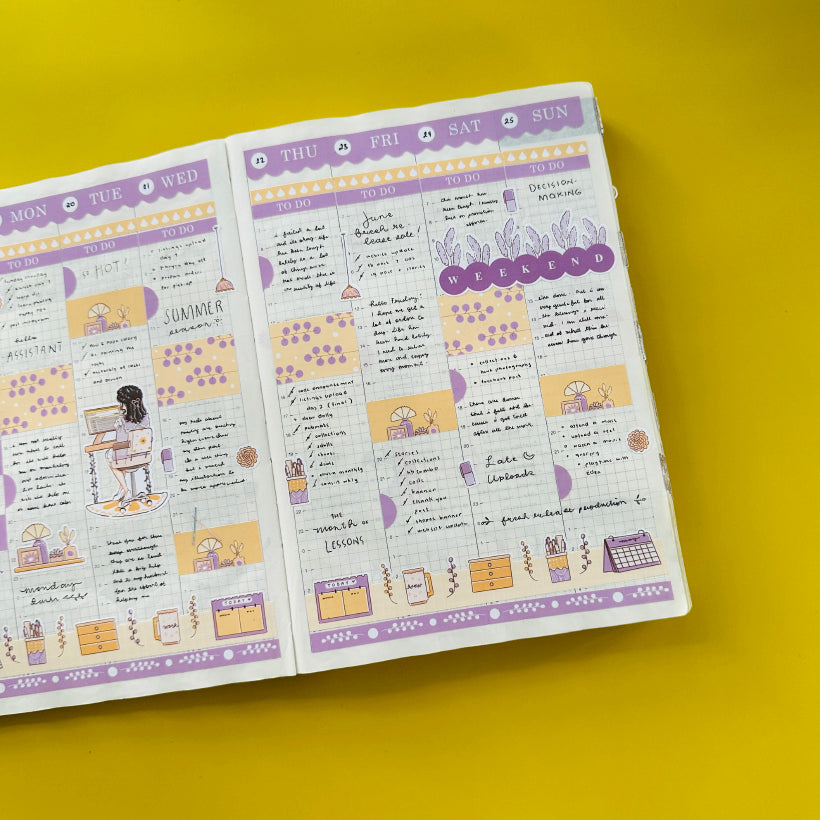 Committed | Working Women | Hobonichi Cousin Weekly Kit - hcwk017