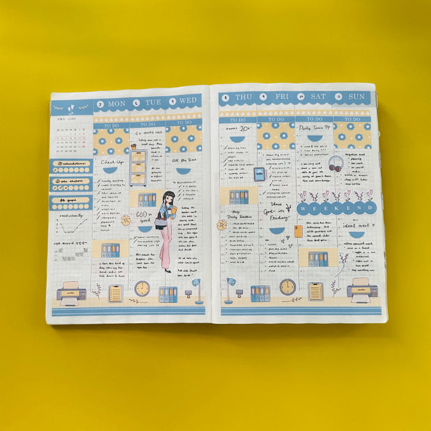 Tireless | Working Women | Hobonichi Cousin Weekly Kit - hcwk018