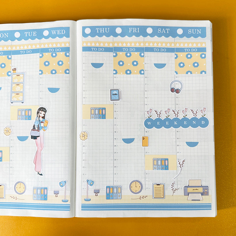 Tireless | Working Women | Hobonichi Cousin Weekly Kit - hcwk018