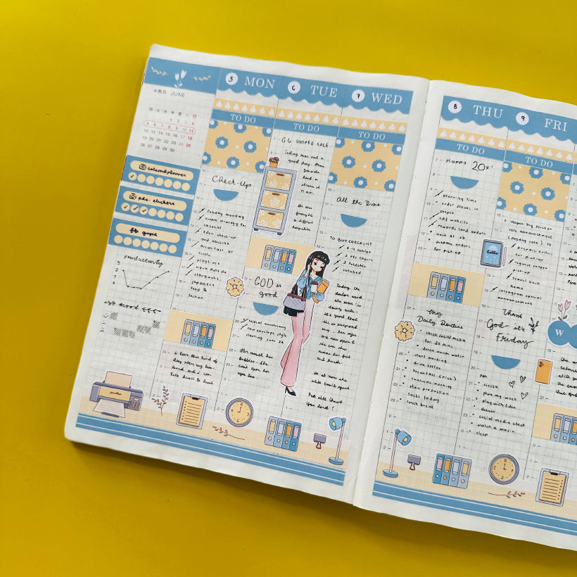 Tireless | Working Women | Hobonichi Cousin Weekly Kit - hcwk018