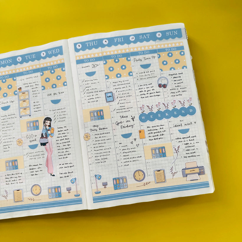 Tireless | Working Women | Hobonichi Cousin Weekly Kit - hcwk018