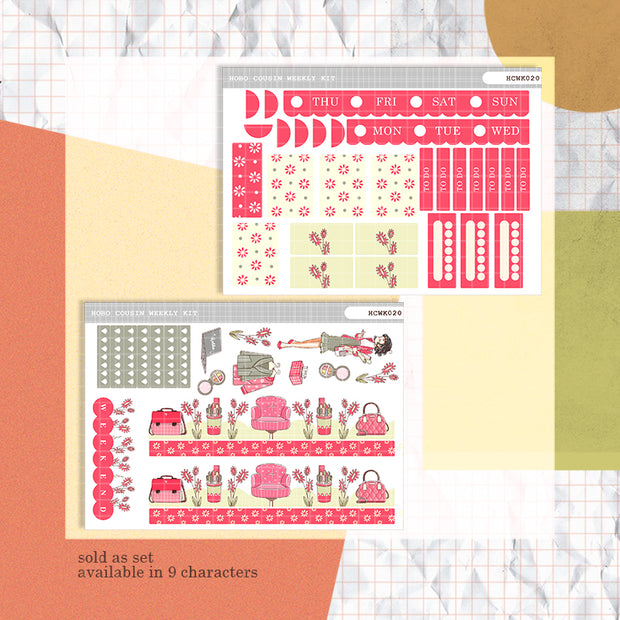 Efficient | Working Women | Hobonichi Cousin Weekly Kit - hcwk020