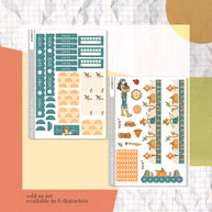 Robin | Birds of Autumn | Hobonichi Cousin Weekly Kit - hcwk025