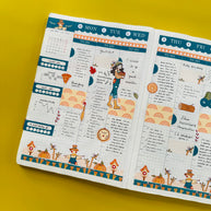 Robin | Birds of Autumn | Hobonichi Cousin Weekly Kit - hcwk025