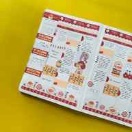 Coffee Shop | True Passion | Hobonichi Cousin Weekly Kit - hcwk027