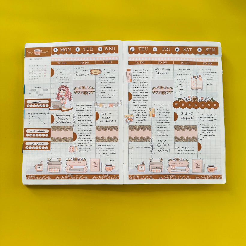 Sticker Shop | True Passion |  Hobonichi Cousin Weekly Kit - hcwk030