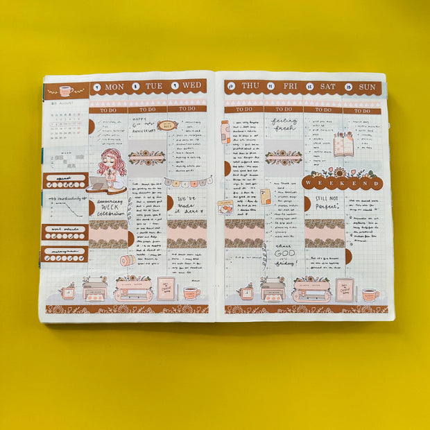 Sticker Shop | True Passion |  Hobonichi Cousin Weekly Kit - hcwk030