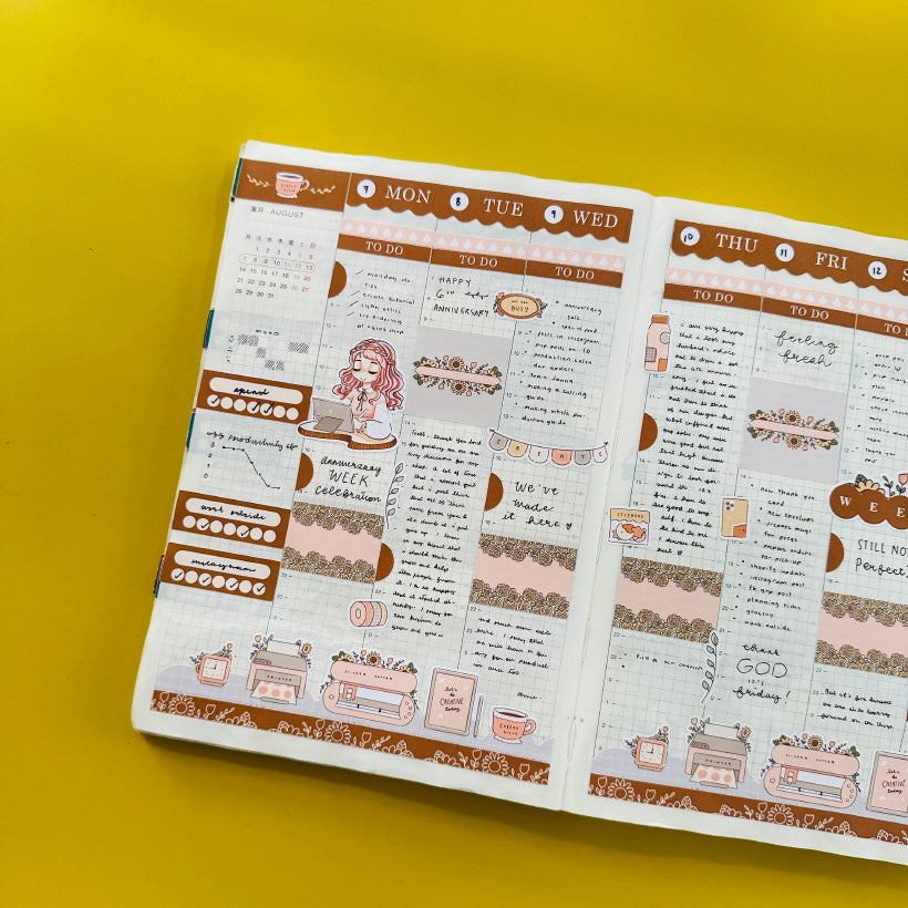 Sticker Shop | True Passion |  Hobonichi Cousin Weekly Kit - hcwk030