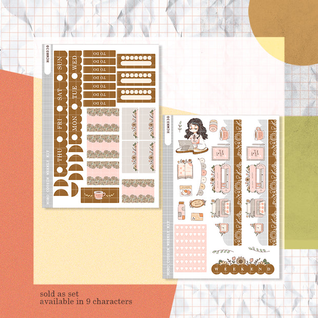 Sticker Shop | True Passion |  Hobonichi Cousin Weekly Kit - hcwk030