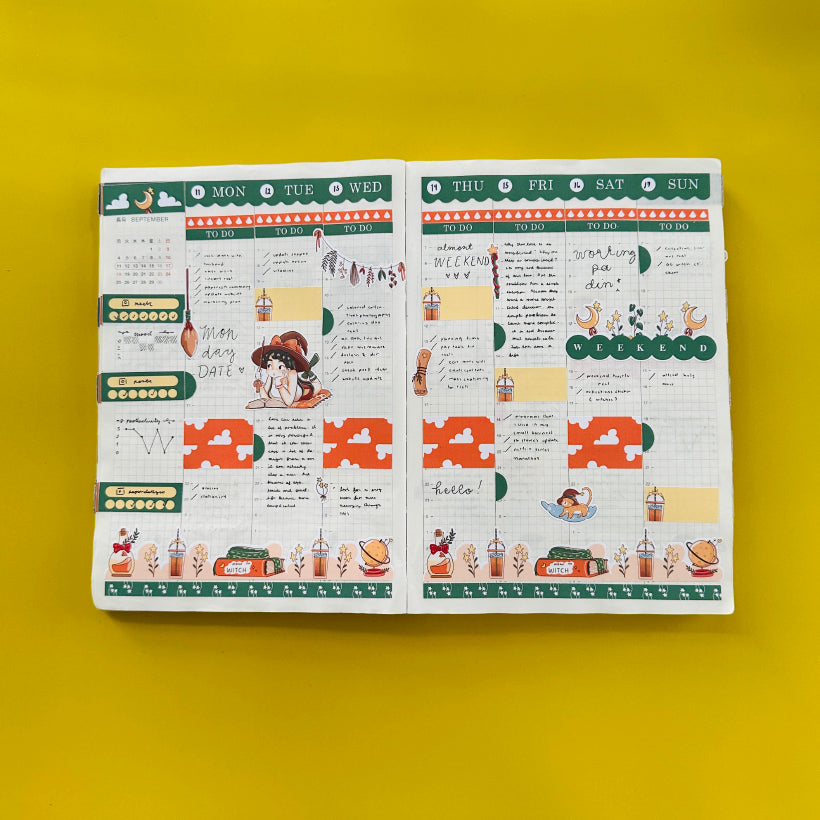 Enchanter | Enchanted | Hobonichi Cousin Weekly Kit - hcwk031