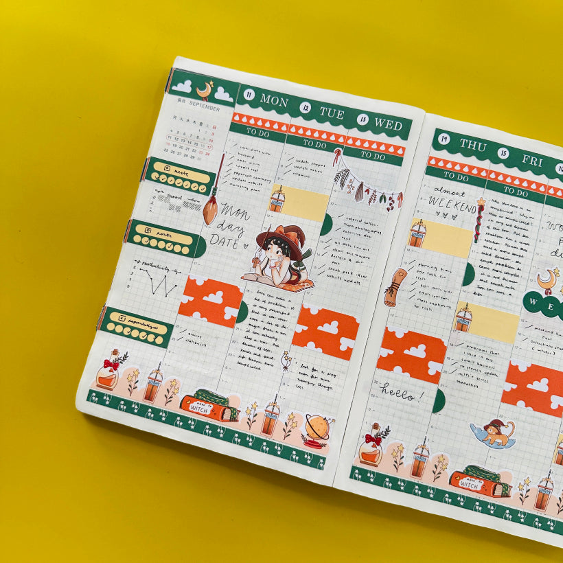 Enchanter | Enchanted | Hobonichi Cousin Weekly Kit - hcwk031