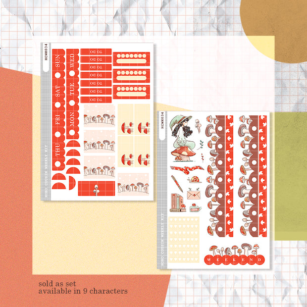 Forest | Enchanted | Hobonichi Cousin Weekly Kit - hcwk034