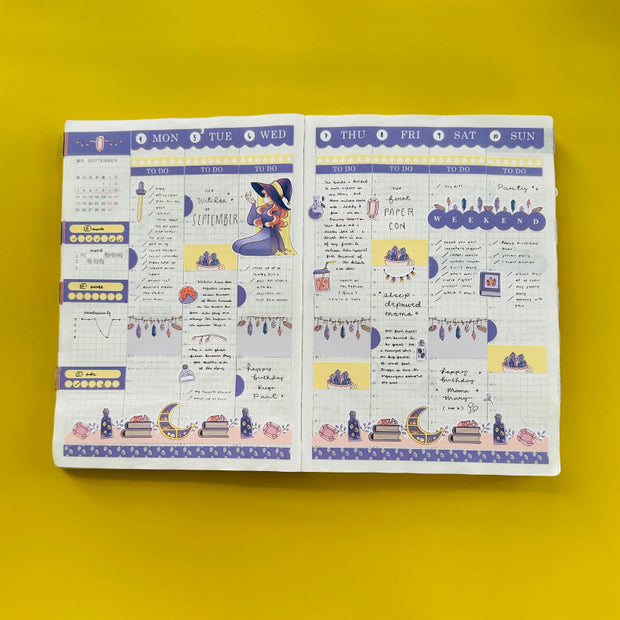 Crystal | Enchanted | Hobonichi Cousin Weekly Kit - hcwk035