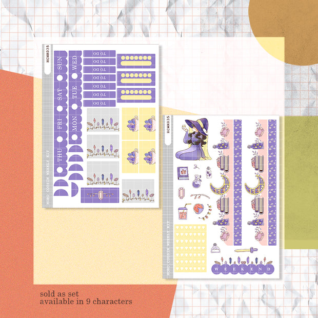 Crystal | Enchanted | Hobonichi Cousin Weekly Kit - hcwk035