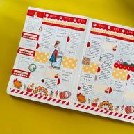 Bountiful | Joy to the Dolly World | Hobonichi Cousin Weekly Kit - hcwk036