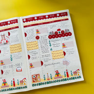Busy | Joy to the Dolly World | Hobonichi Cousin Weekly Kit - hcwk037