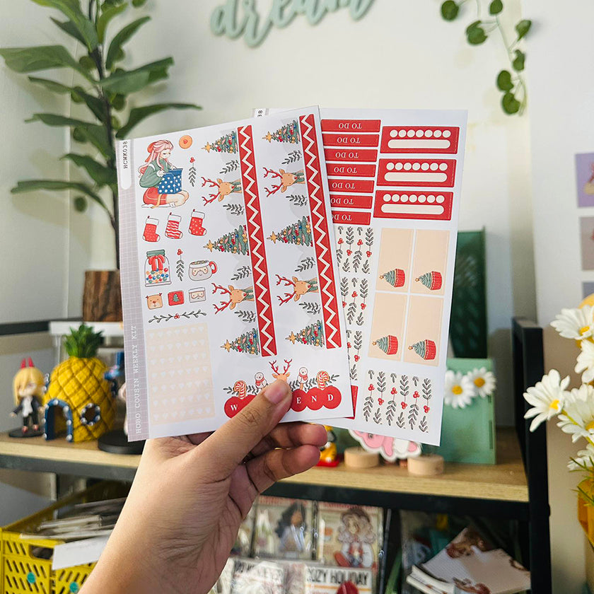 Lavish | Joy to the Dolly World | Hobonichi Cousin Weekly Kit - hcwk038