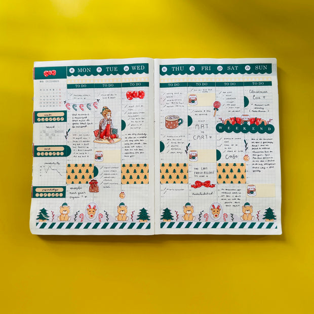 Blissful | Joy to the Dolly World | Hobonichi Cousin Weekly Kit - hcwk039