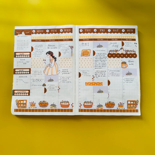 Farm life | Pretty Petal | Hobonichi Cousin Weekly Kit - hcwk041