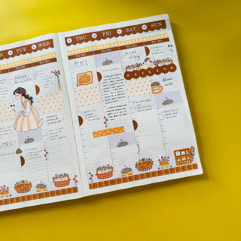 Farm life | Pretty Petal | Hobonichi Cousin Weekly Kit - hcwk041