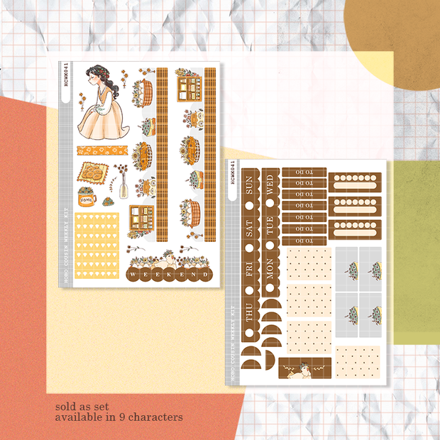 Farm life | Pretty Petal | Hobonichi Cousin Weekly Kit - hcwk041